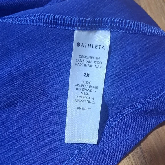 Athleta Royal Blue Muscle Tee - Picture 9 of 11